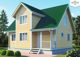 Каркасный дом 9 на 7 (ДК-42)